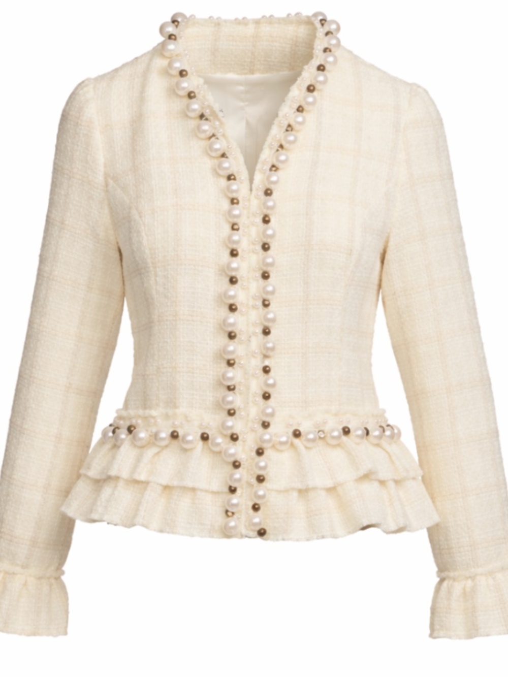 Boston Proper Pearl Tweed Jacket - Picture 2 of 3